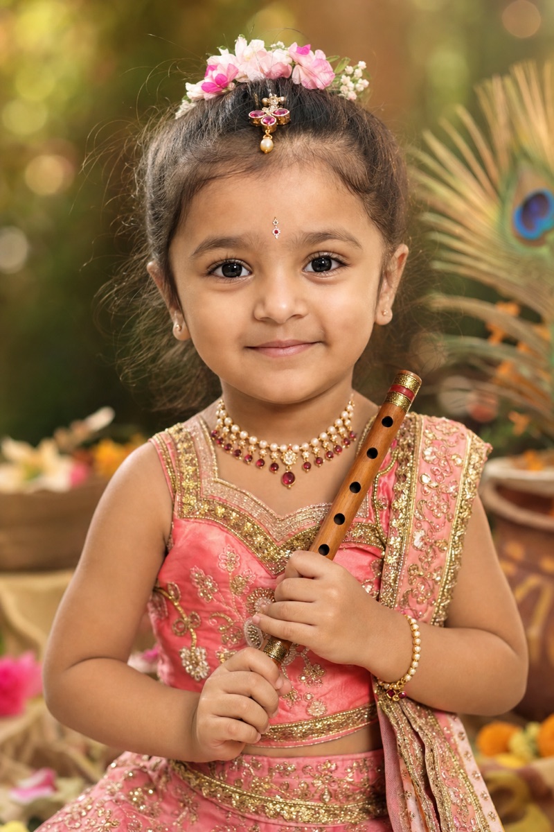 Little Radha — example photoshoot result