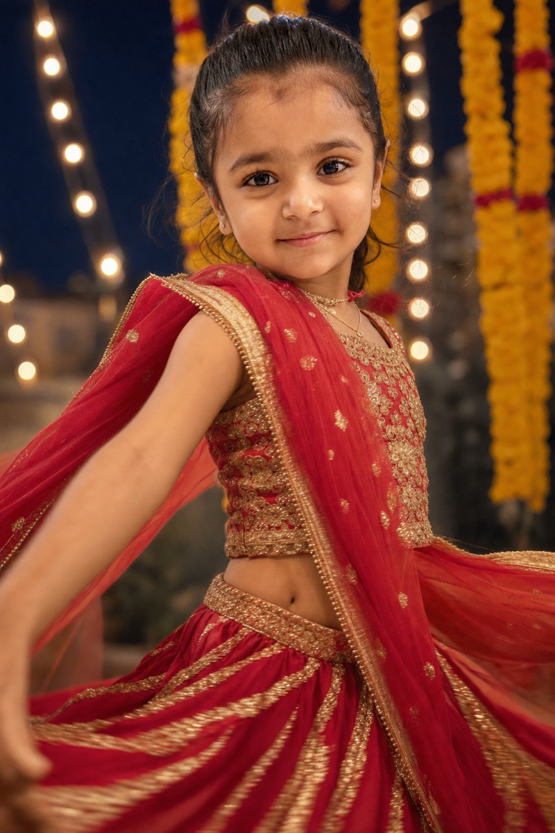 Lehenga Twirl — example photoshoot result
