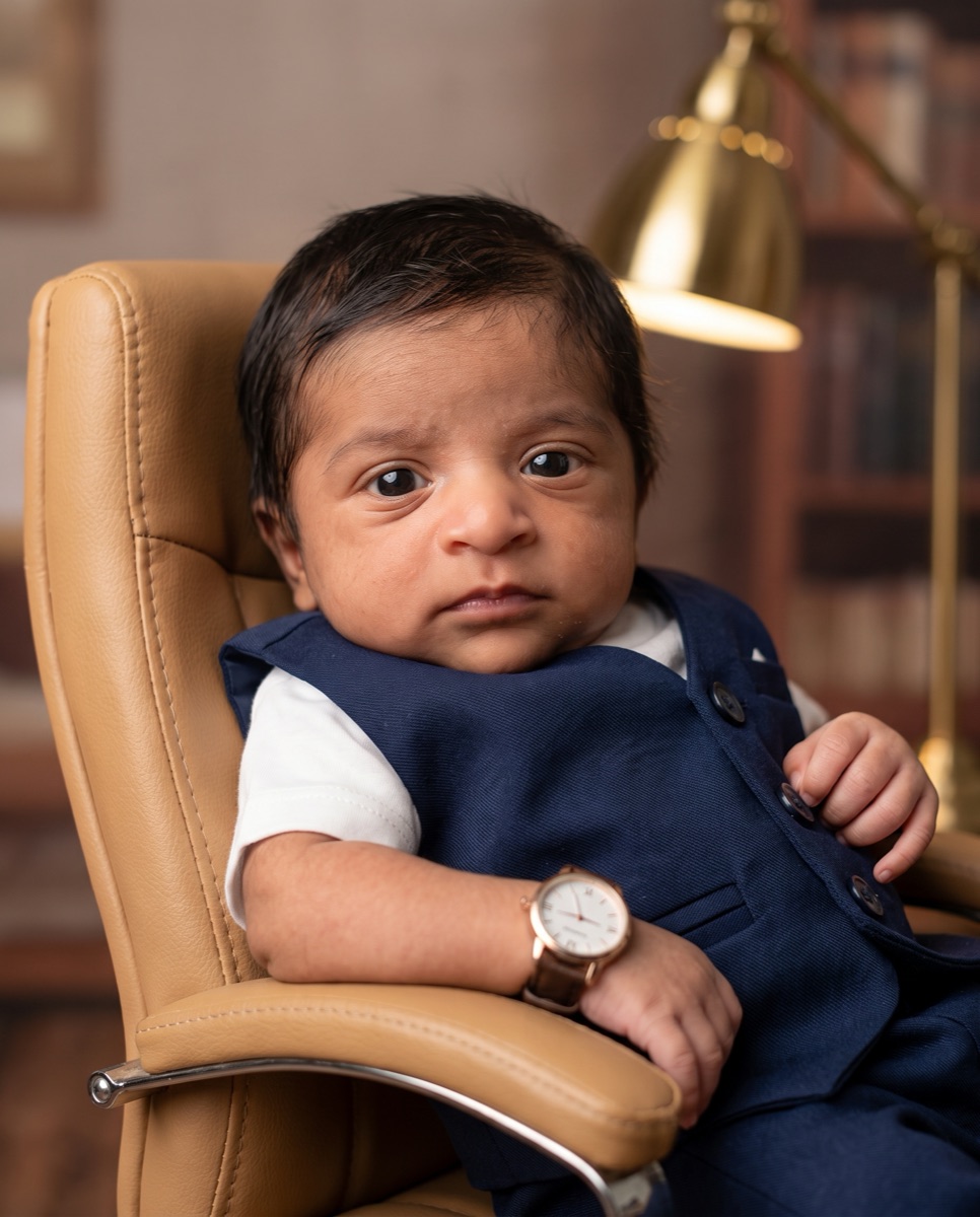 Little Boss — example photoshoot result