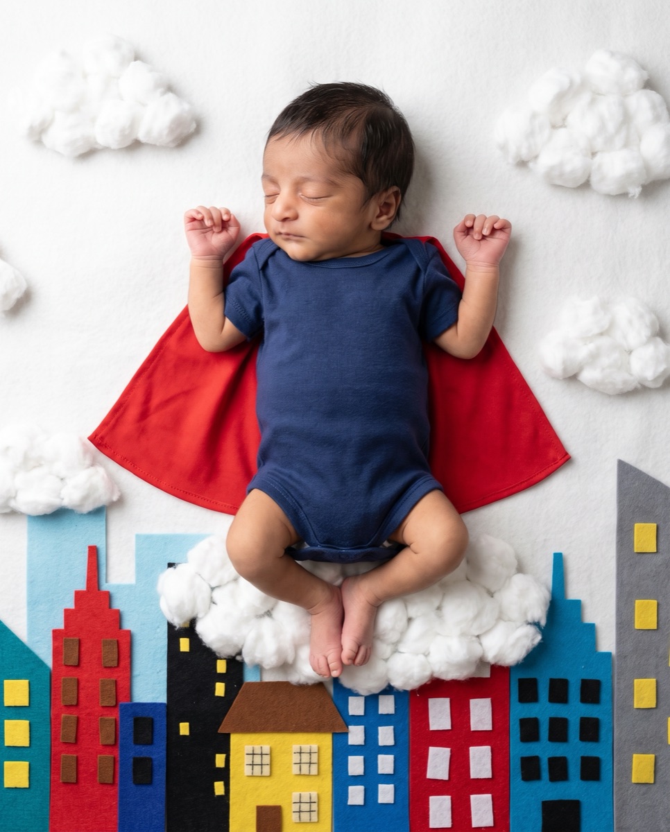 Tiny Superhero — example photoshoot result